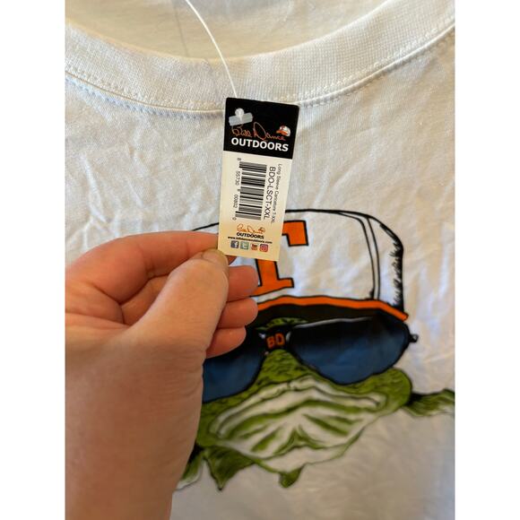 Bill Dance Outdoors Bass Fishing Tennessee Hat T-Shirt XXL USA Long-Sleeve NEW - Picture 4 of 6